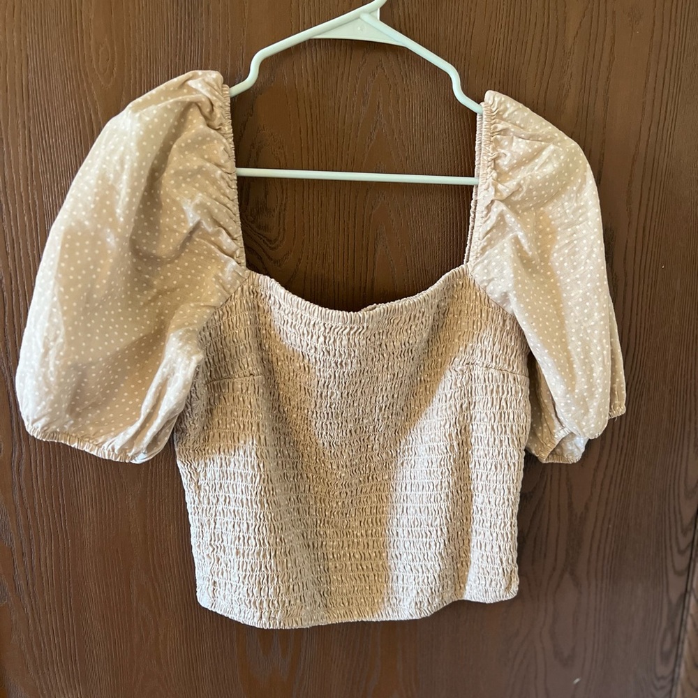 Abercrombie Puff Sleeve Top